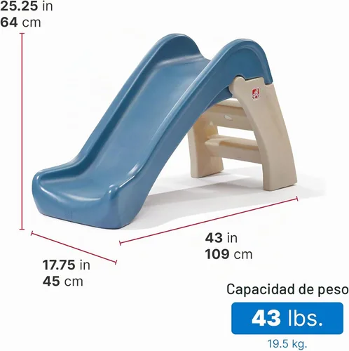 Vista 3 de Step2 Play and Fold Jr Tobogán