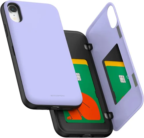 Vista 29 de GOOSPERY Funda para iPhone 8 Plus, iPhone 7 Plus con tarjetero y protector de doble capa, color negro