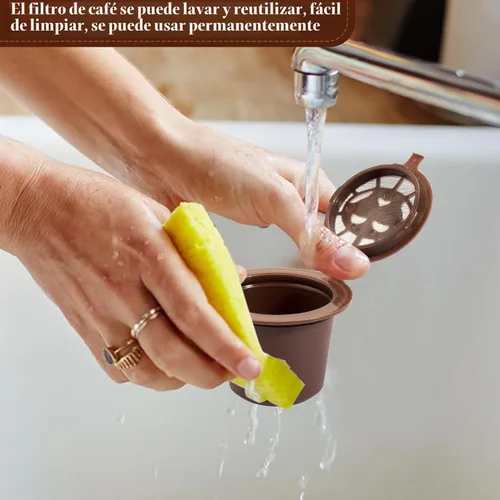 Vista 8 de Cápsulas de café reutilizables recargables para tazas Nespresso