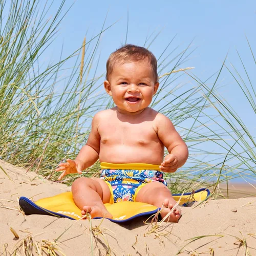 Vista 2 de Splash About Happy Nappy Duo Wiederverwendbare Schwimmwindel, Garden Delight, 12-24 meses