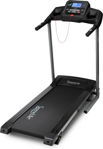 Vista 2 de SereneLife SereneLife Folding Treadmill Exercise Running Machine - Electric Motorized Running Exercise Equipment for Apartment Home/Office Jogging
