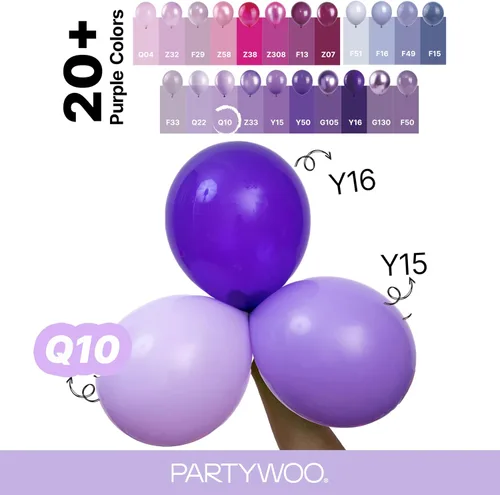 Vista 407 de PartyWoo 50 globos de látex color piel albaricoque, globos de helio boho de Albaricoque-f05