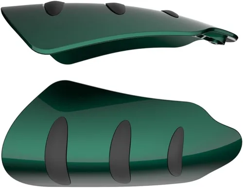 Vista 3 de Advanblack Protectores de mano Road Glide 2024 Alpine Green para Harley Touring y Softails