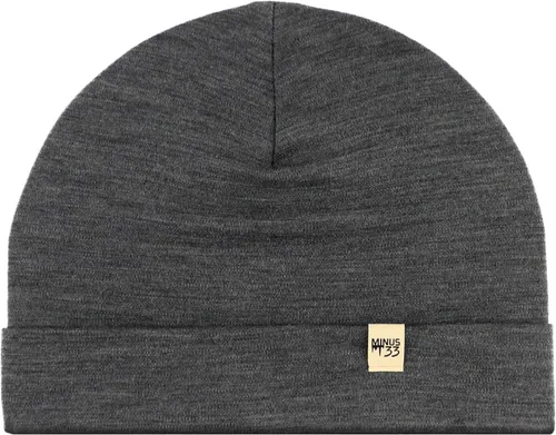 Vista 16 de Minus33 Merino Wool - Gorro de lana con cresta Gris ceniza