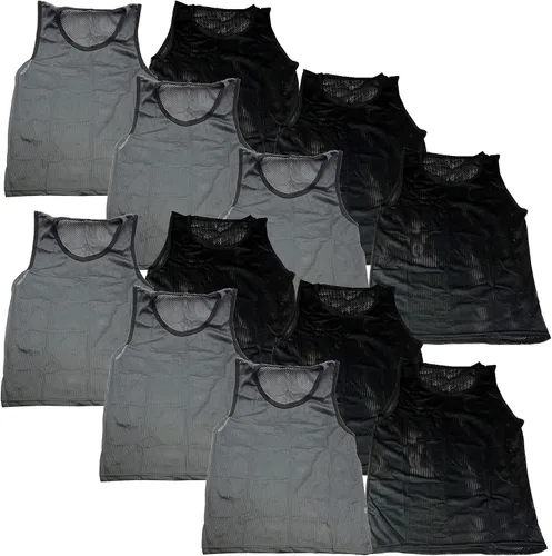 Vista 78 de BlueDot Trading Adult & Youth Scrimmage Training Vests for Soccer, Basketball & More – Available in 1, 6, 12, 24 Packs Amarillo