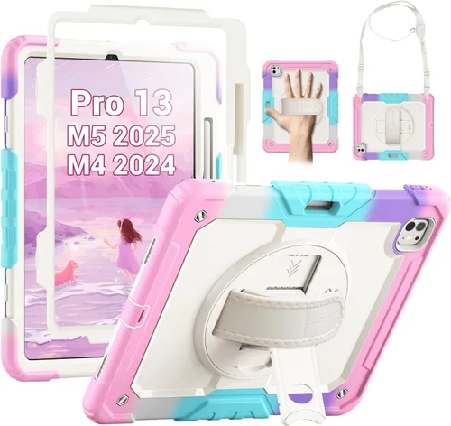 Vista 20 de SEYMAC Funda para iPad de 9ª/8ª/7ª Generación Estuche 10.2" 2021-2019, Funda Protectora de Cuerpo Completo Resistente a Prueba de Golpes de Servicio
