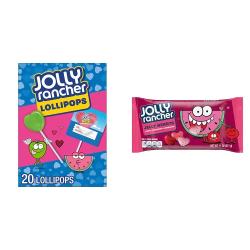 Vista 8 de JOLLY RANCHER Filled Pops Surtidos - Caja de dulces con sabor a fruta variada, 56 onzas (100 piezas)