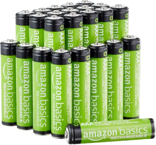 Vista 9 de Amazon Basics Paquete de 16 baterías recargables AAA NiMH Performance, 800 mAh, recarga hasta 1000 veces, precargadas