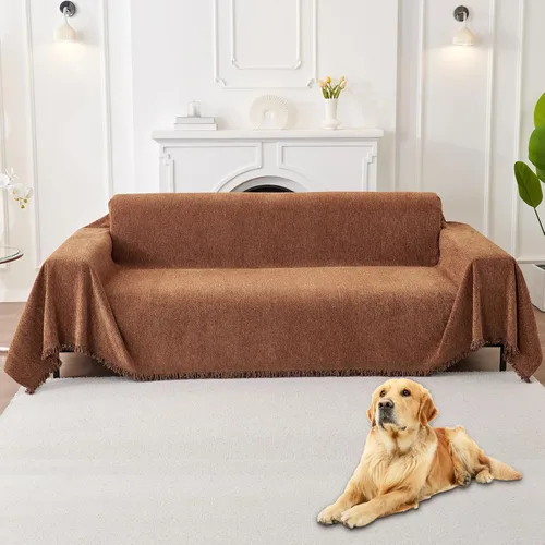 Vista 14 de HAOMAIJIA Funda de sofá antideslizante para sofá de 2 cojines, fundas de sofá seccionales lavables para perros y mascotas, protector de muebles