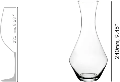 Vista 3 de Riedel Decantador de Cabernet, Merlot, talla única , Transparente