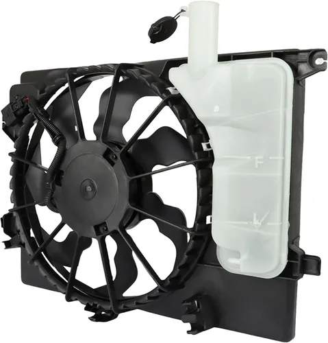 Vista 2 de munirater Reemplazo del conjunto del ventilador de refrigeración del radiador para 2011-2013 Elantra Sedan 25380-3X100 HY3115133 321-55027-100