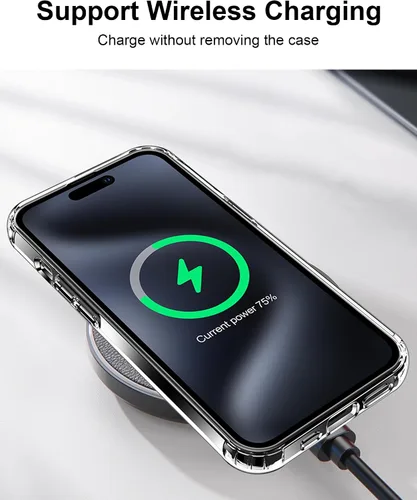 Vista 326 de HOOMIL Funda para iPhone 7 Plus/iPhone 8 Plus de 5.5 Pulgadas, sin amarillamiento, protección contra caídas, cubierta trasera dura transparente