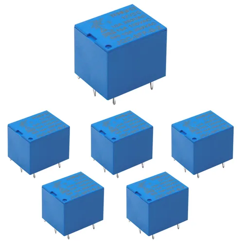 Vista 6 de Tnisesm /6 unids DC 5 V bobina SPDT 5 pines mini PCB Power Relay JQC 3FF T73-5P-5V-B