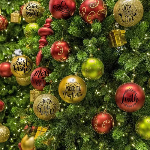 Vista 4 de 30 calcomanías de vinilo de Navidad, calcomanías para álbumes de recortes