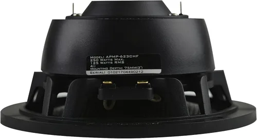 Vista 4 de Audiopipe - Serie de Cuerno de Compresión de Grado Marino de 6" de Fibra de Carbono Altavoz de Rango Medio (APMP-623CHF)
