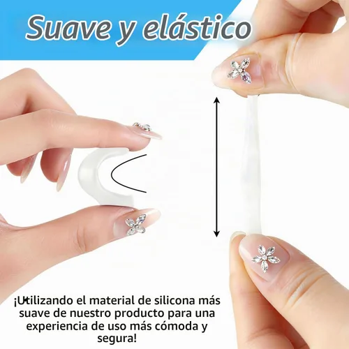 Vista 5 de 3 Sizes Silicone Eyeglass Ear Grips – Anti-Slip Hooks for Sports & Reading Glasses
