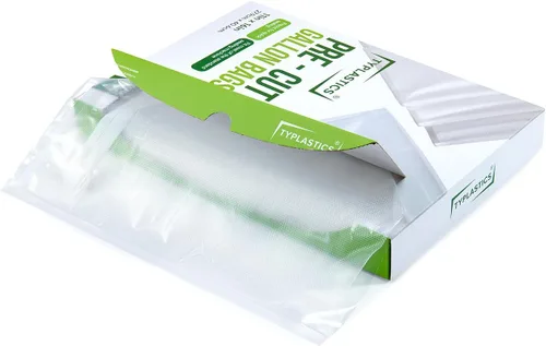 Vista 7 de Bolsas selladoras al vacío TYPLASTICS para almacenamiento hermético de alimentos, 1 galón, bolsas precortadas, 100 unidades Food Storage