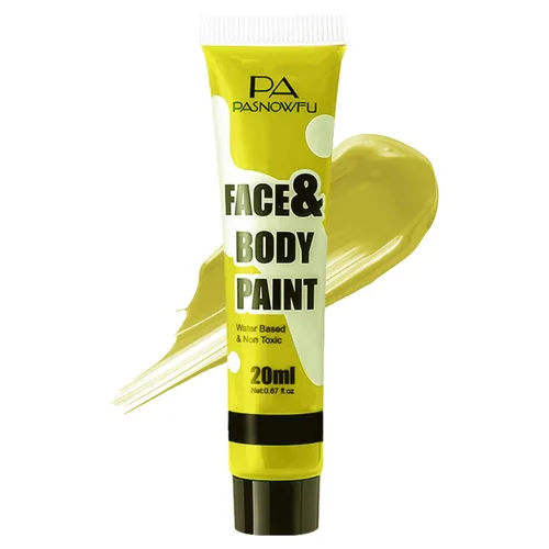 Vista 22 de Pintura blanca para el cuerpo de la cara, pintura corporal a base Blanco