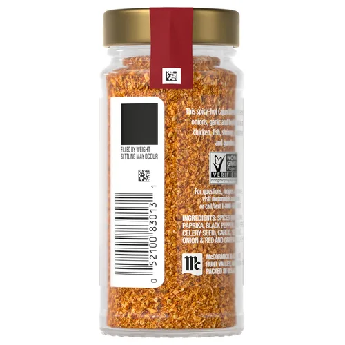 Vista 16 de McCormick Gourmet Condimento cajún, 2.25 oz