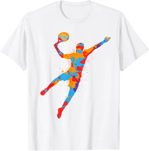 Vista 20 de Playera de Padel Playera Colorida Plataforma Tenis Paddleball Niños Camiseta de Padel