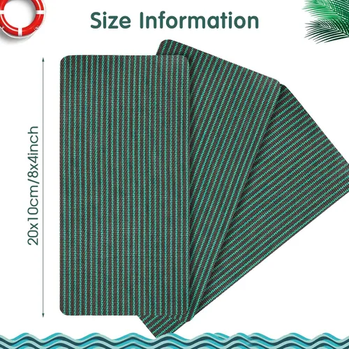 Vista 3 de Honoson Kit de parche para cubierta de seguridad para piscina, kit de reparación de cubierta de seguridad para piscina, parche autoadhesivo de malla