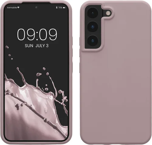 Vista 226 de kwmobile Funda compatible con Samsung Galaxy S9 - Funda de silicona TPU con acabado suave - Blue Reef
