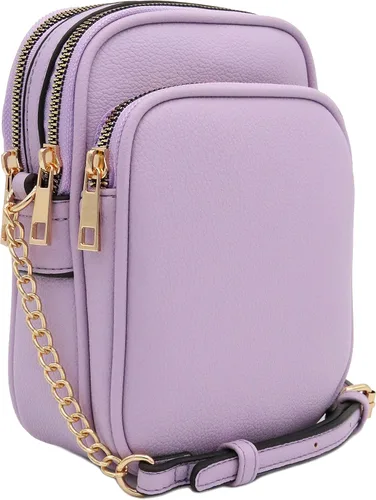 Vista 11 de Bolso cruzado ocasional de múltiples bolsillos Negro