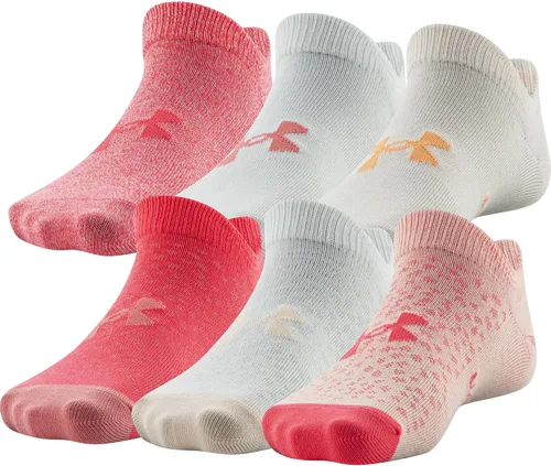 Vista 113 de Under Armour Calcetines ligeros invisibles Essential 2.0 para niños (paquete de 6)