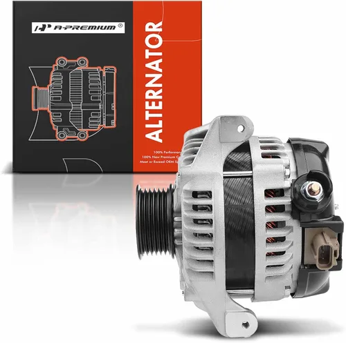 Vista 8 de A-Premium Alternador compatible con Ford F-150 F150 2009-2010 V8 4.6L (motor VIN W), polea de 6 ranuras en el sentido de las agujas del reloj de 12V