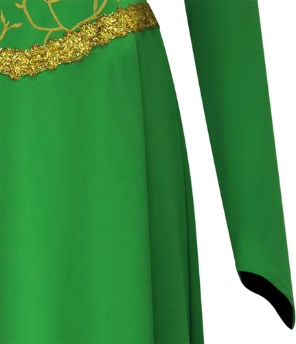 Vista 8 de LILLIWEEN Disfraz de princesa para mujer, vestido de princesa de manga larga, vestido de disfraz de Halloween o cosplay