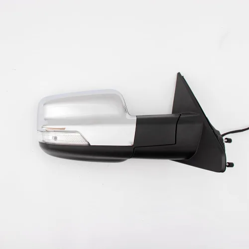 Vista 8 de Para Dodge Ram 2018-2021 - Espejo de puerta con cubierta cromada, plegable eléctrico con luz de señal de giro de memoria, luz de charco, vidrio