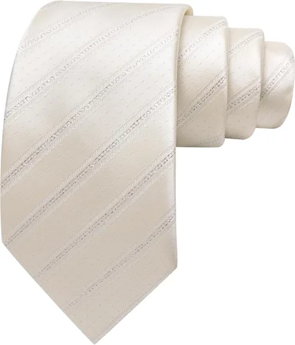 Vista 387 de Barry.Wang Juego de corbatas para hombre, corbata de seda a rayas, tejido a cuadros, gemelos formales, negocios, boda