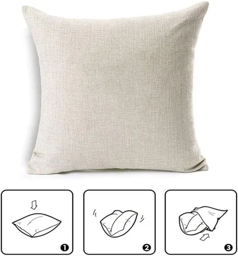 Vista 3 de Fundas de almohada de mariquitas de girasol, fundas de almohada decorativas para decoración del hogar, fundas de almohada cuadradas para interiores