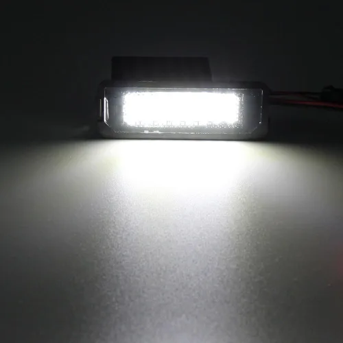 Vista 3 de Juego de 2 luces LED sin errores para matrícula, compatible con Volkswagen VW Golf GTI MK4 MK5 MK6 MK7 CC Rabbit Polo EOS Phaeton Beetle Scirocco