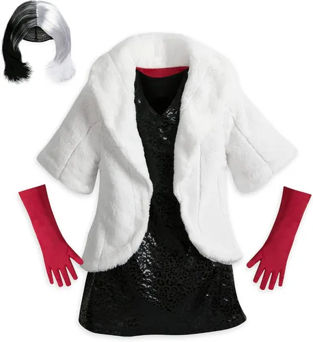 Vista 2 de Disney Disfraz de Cruella De Vil para niños, 101 dálmatas