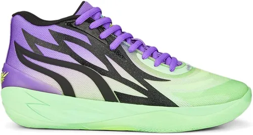 Vista 3 de PUMA Hombres R&M X Mb.02 Baloncesto Zapatillas Atléticas - Verde