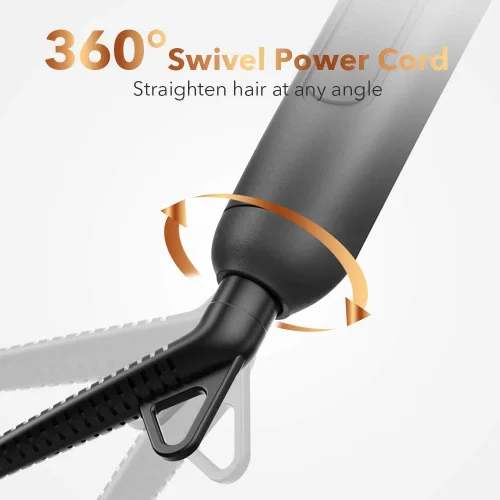 Vista 6 de Cepillo alisador de cabello, peine iónico para alisado de cabello para salón en casa, cepillo caliente con 15 temperaturas para uso universal A.
