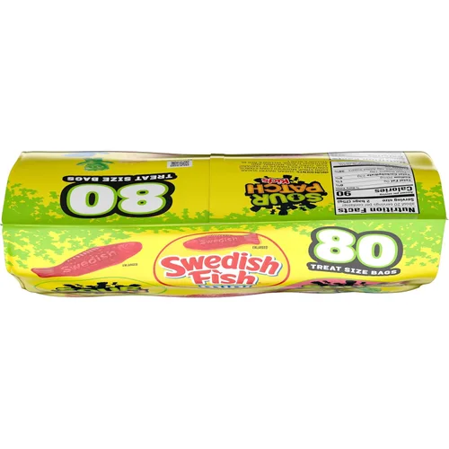 Vista 15 de SOUR PATCH KIDS & SWEDISH FISH Mini dulces suaves y masticables, paquete
