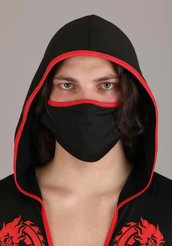 Vista 5 de Disfraz de Ninja Dragón Sexy para Hombre
