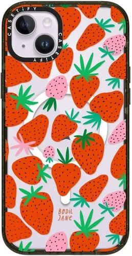 Vista 99 de CASETiFY Impact - Funda para iPhone 13 [protección contra caídas de 6.6 pies/compatible con Magsafe] Black Kingsnake, color negro transparente