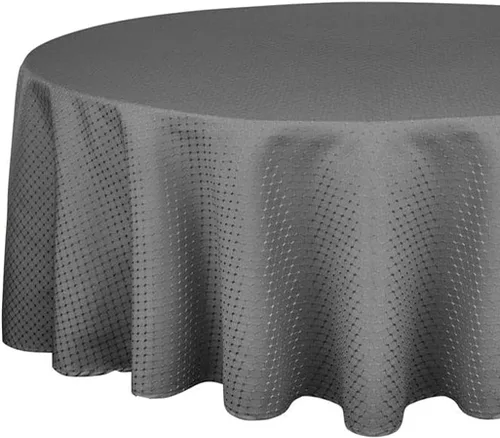 Vista 10 de Tektrum Mantel de jacquard redondo de 70 pulgadas, resistente al agua, resistente a las manchas, a prueba de derrames, ideal para cenas, banquetes