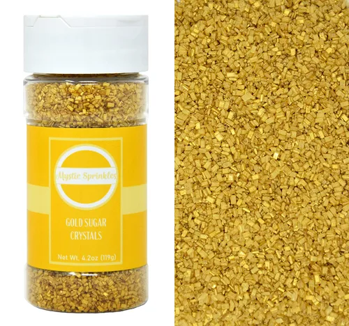 Vista 14 de Mystic Sprinkles Cristales de azúcar botella de 4.2 oz (ámbar - naranja)