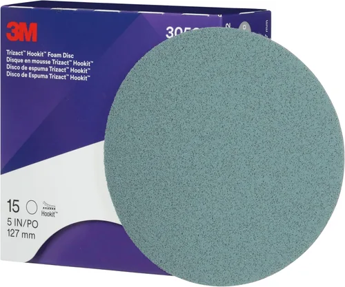 Vista 5 de Trizact 3M Trizact Hookit - Disco de espuma, 30562, 5 pulgadas, 5000