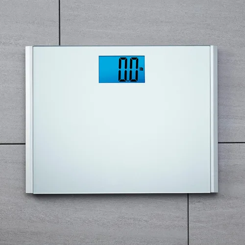 Vista 6 de Balanza de precisión digital de baño con plataforma ancha EatSmart, y tecnología Step-On, 440 libras