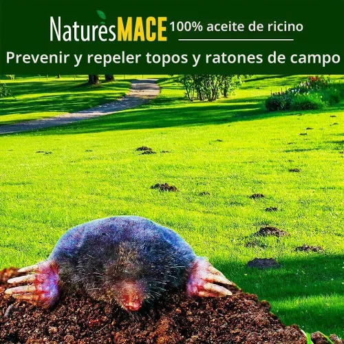 Vista 7 de Repelente de mole, 100 % aceite de castor, 32 onzas, concentrado