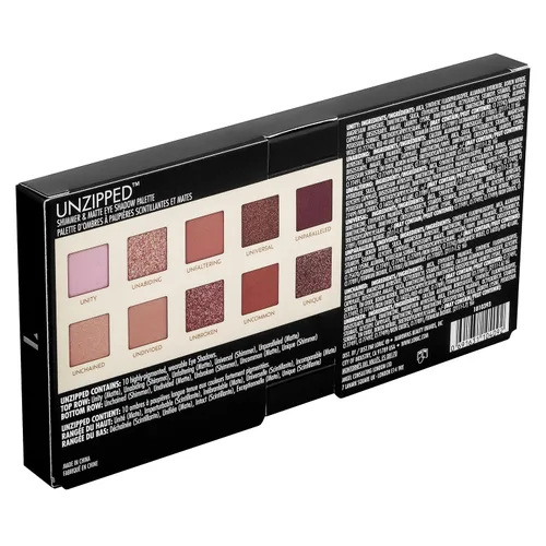 Vista 9 de LORAC Paleta de sombras de ojos sin cremallera, acabado mate y purpurina