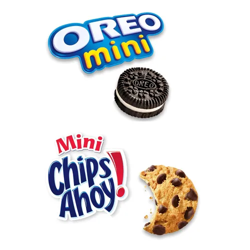 Vista 4 de Go-Cup - Paquete surtido de mini galletas OREO, mini galletas CHIPS AHOY, RITZ Bits de queso, Teddy Grahams de miel, Nutter Butter Bites, Mini Nilla