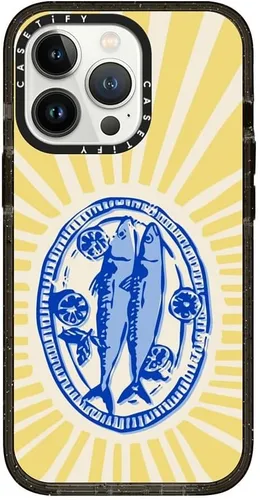 Vista 96 de CASETiFY Funda Impact para iPhone 13 [Protección contra caídas de grado militar 4X de 8.2 pies/Compatible con Magsafe] - #1 Mom - Transparente