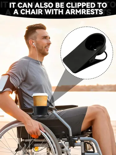 Vista 5 de Soporte para tazas de bebida, soporte para botellas de escritorio Kalolary DIY, abrazadera de vidrio, clip de platillo de almacenamiento, soporte 1