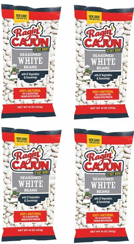 Vista 7 de Frijoles negros sazonados 16 oz Ragin Cajun (paquete de 1)